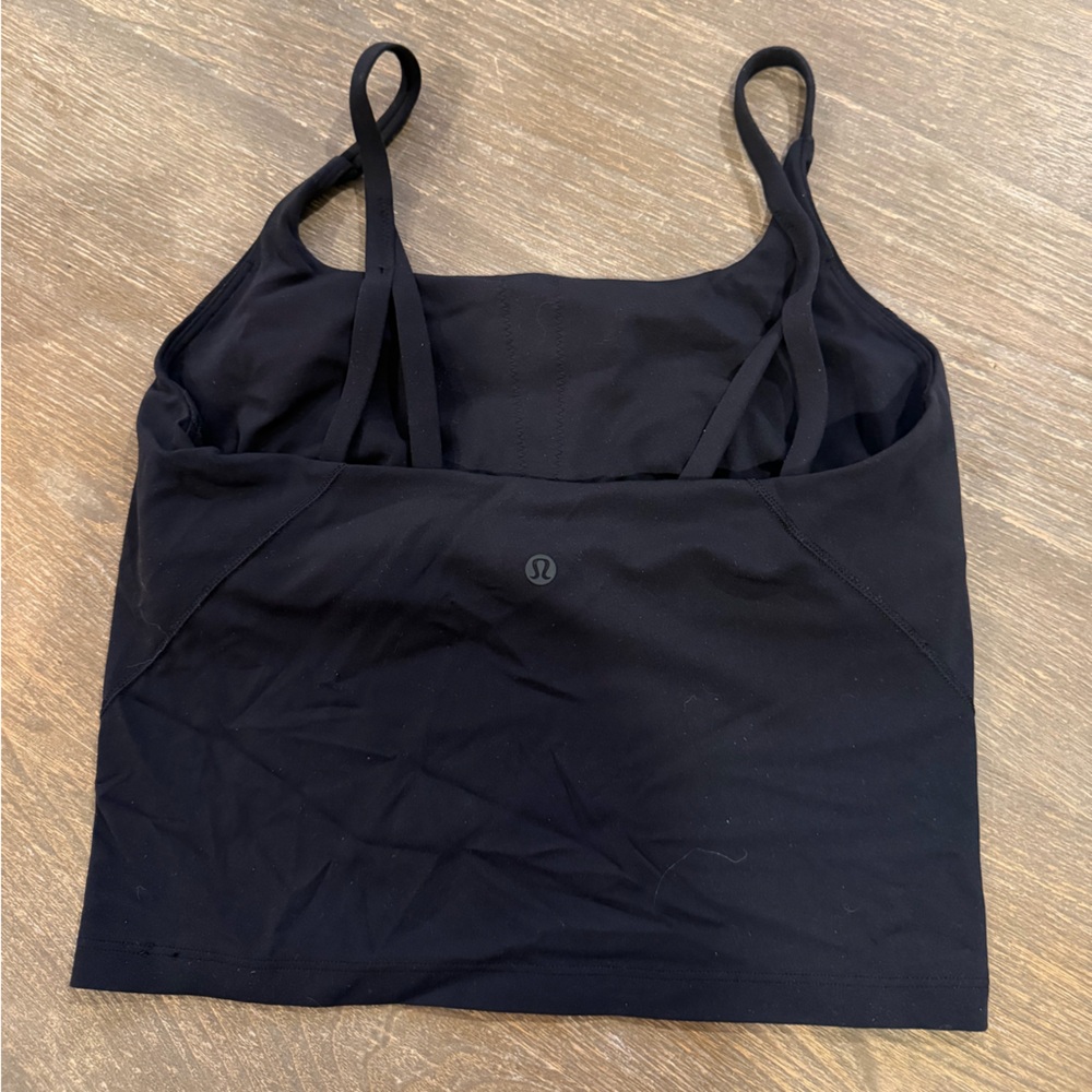 Lululemon Black Strappy Tank